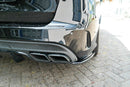 Maxton Design Heck Ansatz Flaps Diffusor für Mercedes C-Klasse S205 63 AMG Kombi schwarz Hochglanz - Beast Performance Fahrzeugtechnik OHG