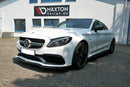 Maxton Design Front Ansatz V.1 für Mercedes C-Klasse C205 63 AMG Coupe Carbon Look - Beast Performance Fahrzeugtechnik OHG