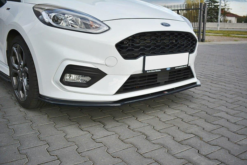 Maxton Design Front Ansatz V.2 für Ford Fiesta Mk8 ST / ST-Line schwarz Hochglanz - Beast Performance Fahrzeugtechnik OHG