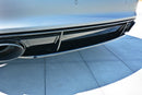 Maxton Design Mittlerer Diffusor Heck Ansatz für Audi RS7 Facelift Carbon Look - Beast Performance Fahrzeugtechnik OHG