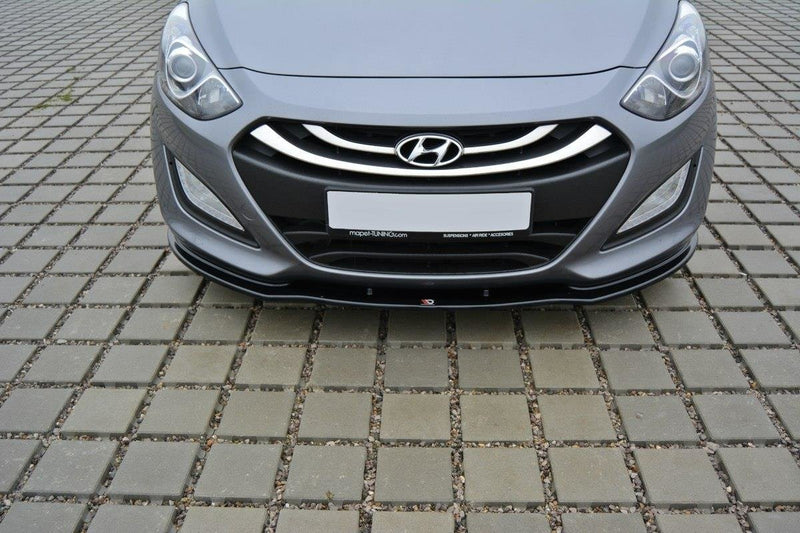 Maxton Design Front Ansatz für Hyundai i30 mk.2 Carbon Look - Beast Performance Fahrzeugtechnik OHG