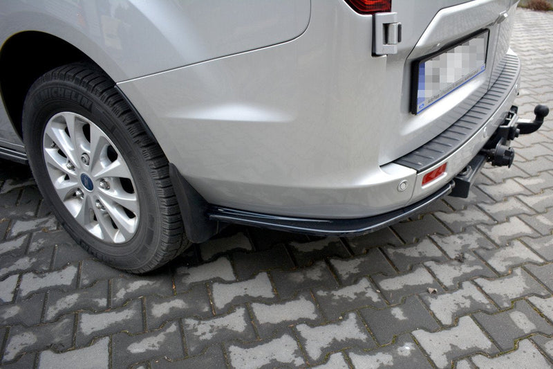 Maxton Design Heck Ansatz Flaps Diffusor für Ford Transit Custom Mk1 FL schwarz matt - Beast Performance Fahrzeugtechnik OHG