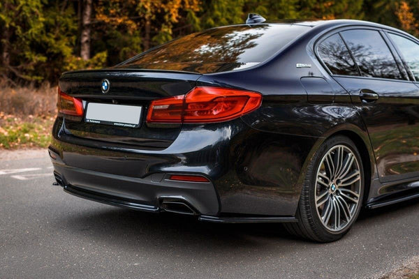 Maxton Design Mittlerer Diffusor Heck Ansatz für BMW 5er G30/ G31 M-Paket schwarz Hochglanz - Beast Performance Fahrzeugtechnik OHG