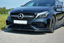 Maxton Design Front Ansatz V.1 für Mercedes A W176 AMG Facelift Carbon Look - Beast Performance Fahrzeugtechnik OHG