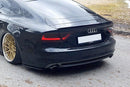 Maxton Design Heck Ansatz Flaps Diffusor für Audi A7 S-Line C7 schwarz matt - Beast Performance Fahrzeugtechnik OHG