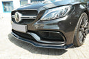Maxton Design Front Ansatz V.1 für Mercedes C-Klasse S205 63 AMG Kombi schwarz Hochglanz - Beast Performance Fahrzeugtechnik OHG