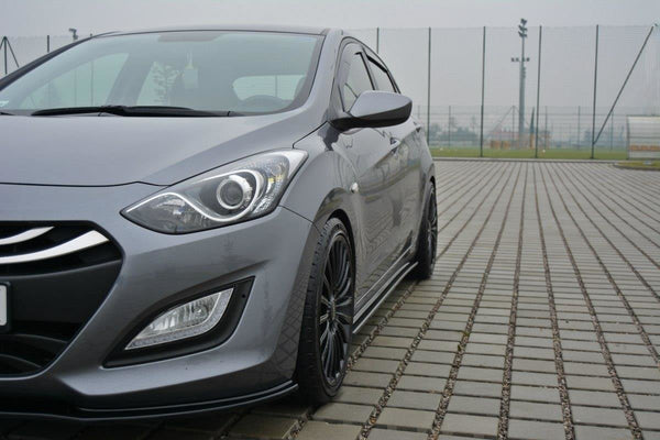 Maxton Design Seitenschweller Ansatz für Hyundai i30 mk.2 Carbon Look - Beast Performance Fahrzeugtechnik OHG