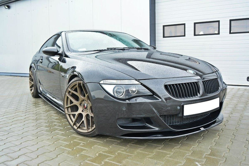Maxton Design Front Ansatz V.1 für BMW M6 E63 schwarz Hochglanz - Beast Performance Fahrzeugtechnik OHG
