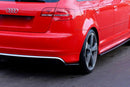 Maxton Design Heck Ansatz Flaps Diffusor für Audi RS3 8P schwarz matt - Beast Performance Fahrzeugtechnik OHG