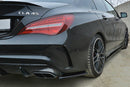 Maxton Design Heck Ansatz Flaps Diffusor für Mercedes CLA A45 AMG C117 Facelift schwarz Hochglanz - Beast Performance Fahrzeugtechnik OHG
