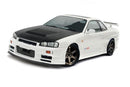 Maxton Design Front Stoßstange NISSAN SKYLINE R34 GTT Z TYPE (OHNE DIFFUSOR) - Beast Performance Fahrzeugtechnik OHG