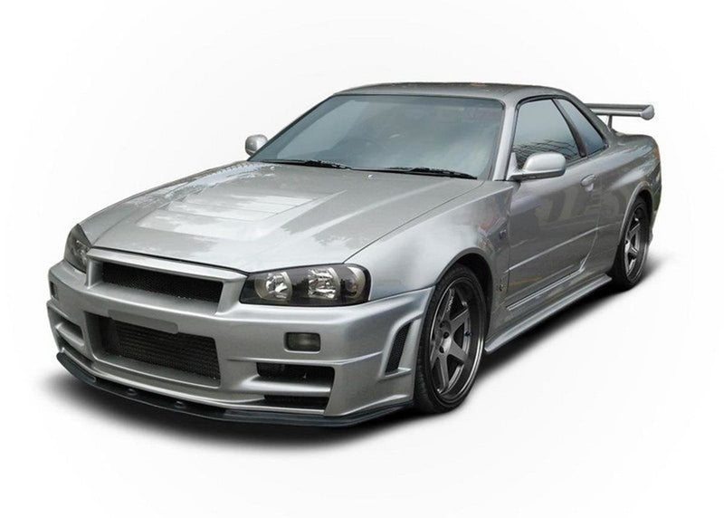 Maxton Design Front Stoßstange NISSAN SKYLINE R34 GTR Z TYPE (OHNE DIFFUSOR) - Beast Performance Fahrzeugtechnik OHG