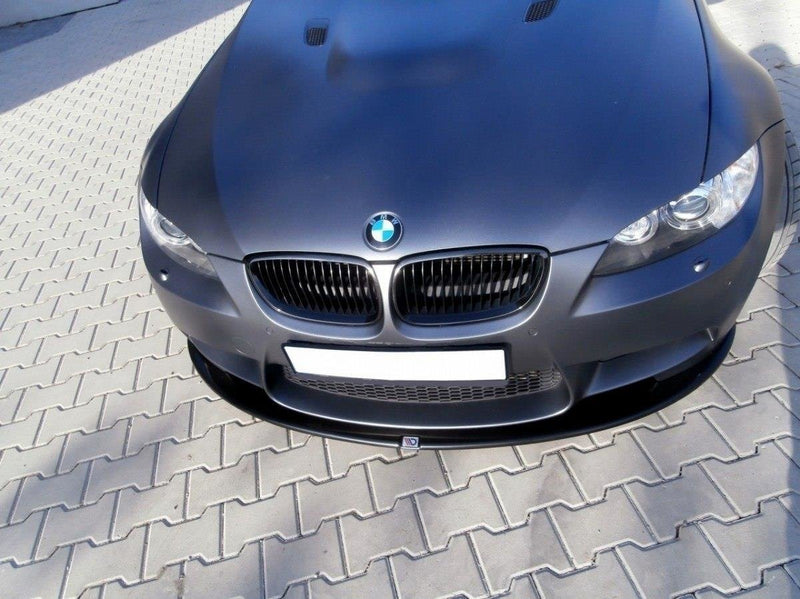 Maxton Design Front Ansatz für BMW M3 E92 / E93 (vor Facelift) schwarz Hochglanz - Beast Performance Fahrzeugtechnik OHG