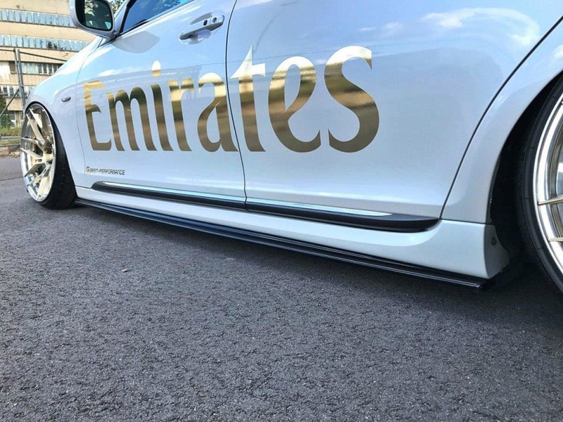 Maxton Design Seitenschweller Ansatz für Lexus GS 300 Mk3 Facelift Carbon Look - Beast Performance Fahrzeugtechnik OHG