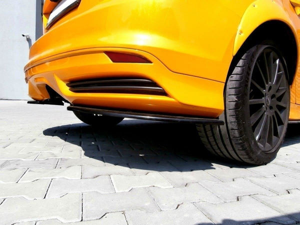 Maxton Design Heck Ansatz Flaps Diffusor für FORD FOCUS MK3 ST VORFACELIFT Carbon Look - Beast Performance Fahrzeugtechnik OHG