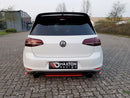 Maxton Design Heck Ansatz Flaps Diffusor für VW GOLF Mk7 GTI CLUBSPORT Carbon Look - Beast Performance Fahrzeugtechnik OHG