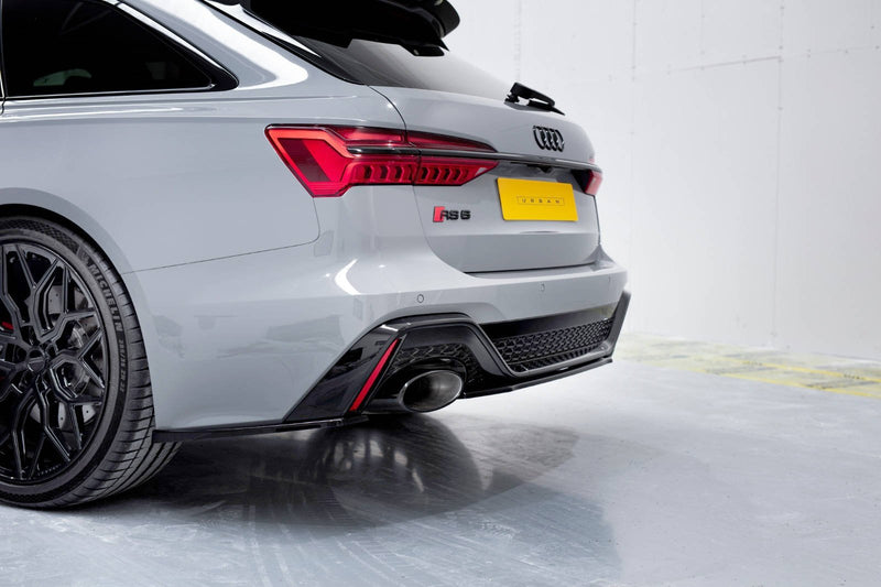 Maxton Design Heck Ansatz Flaps Diffusor V.1 für Audi RS6 C8 / RS7 C8 Carbon Look - Beast Performance Fahrzeugtechnik OHG
