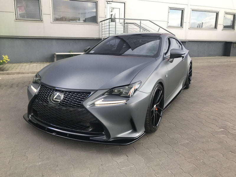 Maxton Design Front Ansatz V.1 für Lexus Rc schwarz matt - Beast Performance Fahrzeugtechnik OHG