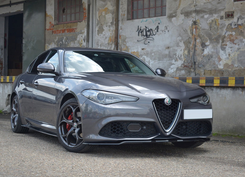 Maxton Design Front Ansatz V.1 für ALFA ROMEO GIULIA VELOCE Carbon Look - Beast Performance Fahrzeugtechnik OHG