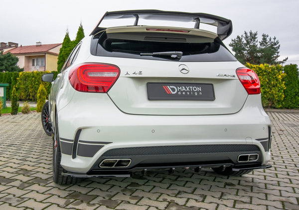 Maxton Design Spoiler CAP für Mercedes A45 AMG W176 Carbon Look - Beast Performance Fahrzeugtechnik OHG