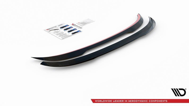 Maxton Design Spoiler CAP V.2 für  Volvo V70 Mk3 Carbon Look - Beast Performance Fahrzeugtechnik OHG