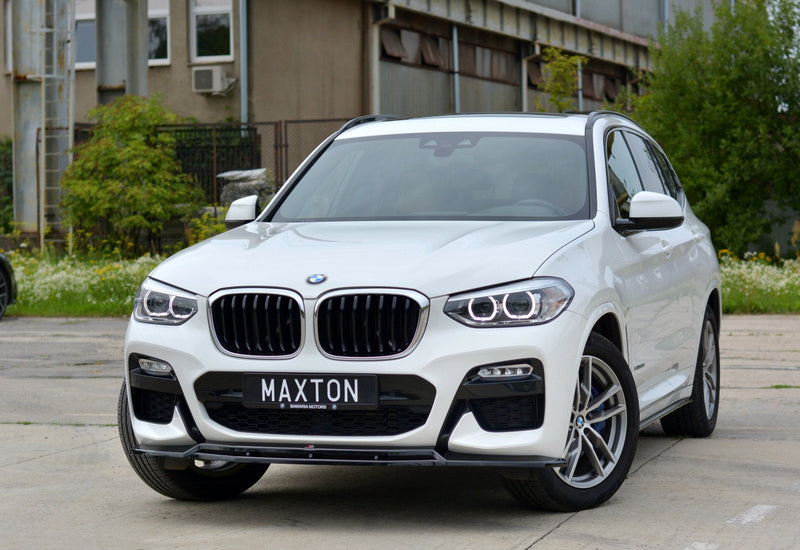 Maxton Design Front Ansatz V.1 für BMW X3 G01 M Paket Carbon Look - Beast Performance Fahrzeugtechnik OHG