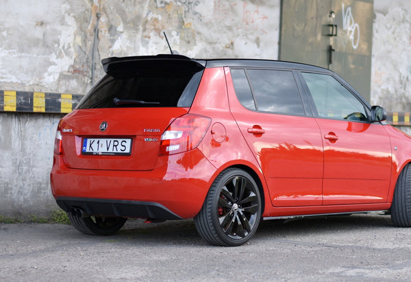 Maxton Design Spoiler CAP für Skoda Fabia RS Mk2 schwarz Hochglanz - Beast Performance Fahrzeugtechnik OHG