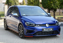 Maxton Design Front Ansatz für V.8 VW Golf 7 R / R-Line Facelift Carbon Look - Beast Performance Fahrzeugtechnik OHG