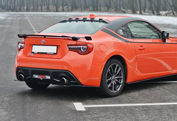 Maxton Design Heck Ansatz Flaps Diffusor V.1 für TOYOTA GT86 FACELIFT  schwarz matt - Beast Performance Fahrzeugtechnik OHG