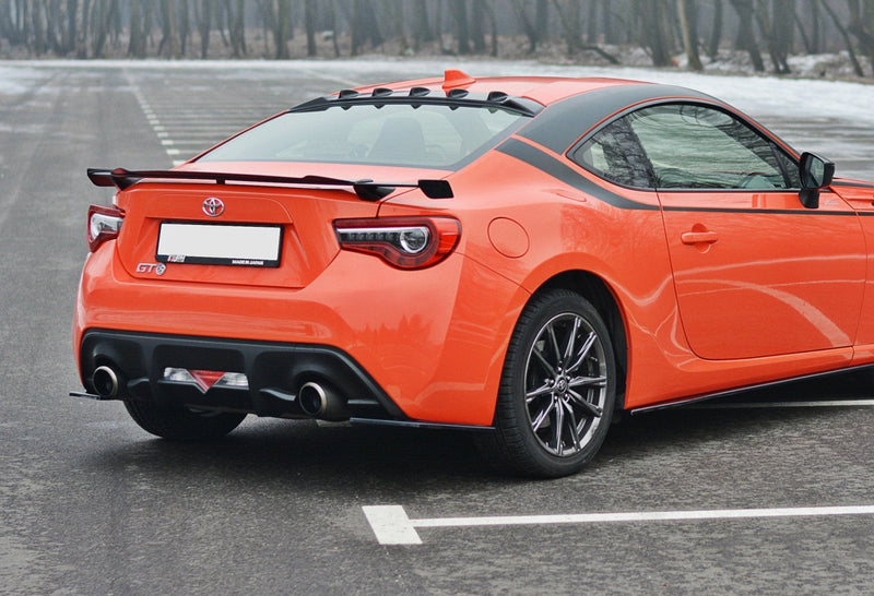 Maxton Design Heck Ansatz Flaps Diffusor V.1 für TOYOTA GT86 FACELIFT  schwarz matt - Beast Performance Fahrzeugtechnik OHG