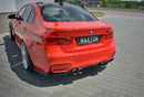 Maxton Design Heck Ansatz Flaps Diffusor V.1 für BMW M3 F80 Carbon Look - Beast Performance Fahrzeugtechnik OHG