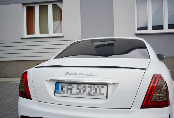 Maxton Design Spoiler CAP für MASERATI QUATTROPORTE MK5 FACELIFT Carbon Look - Beast Performance Fahrzeugtechnik OHG
