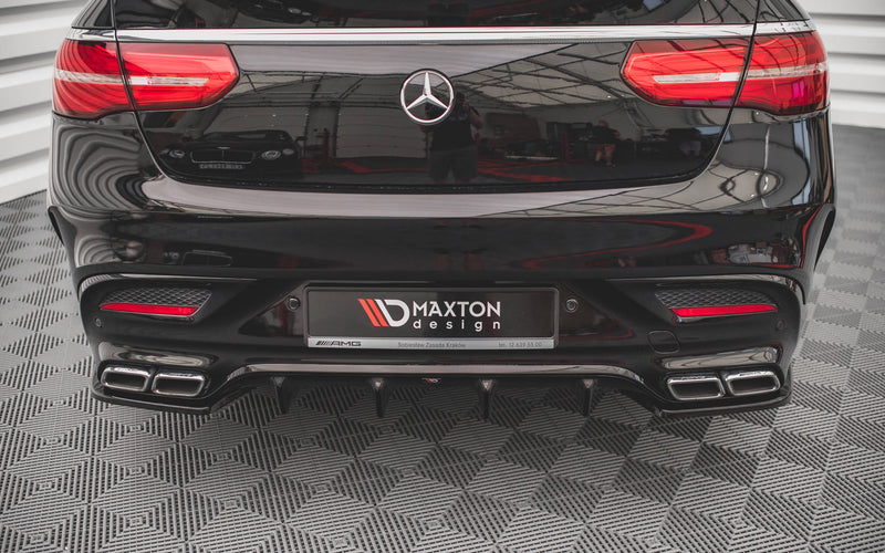 Maxton Design Heck Ansatz Flaps Diffusor V.2 für Mercedes-Benz GLE Coupe 63 AMG C292 schwarz Hochglanz - Beast Performance Fahrzeugtechnik OHG