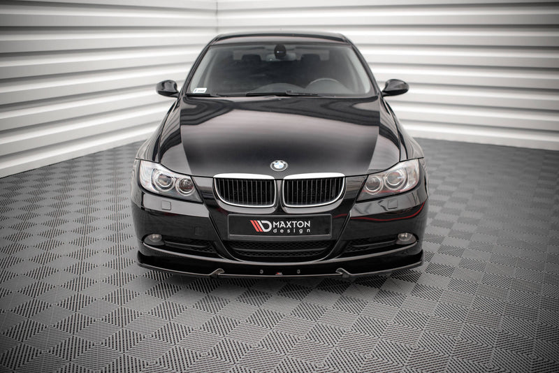 Maxton Design Front Ansatz V.1 für BMW 3er E90 schwarz Hochglanz - Beast Performance Fahrzeugtechnik OHG