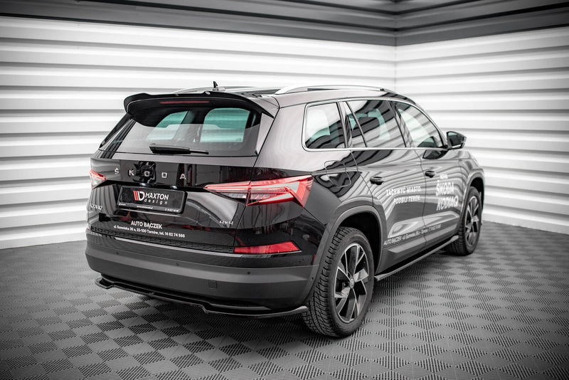 Maxton Design Spoiler CAP für Skoda Kodiaq Mk1 Facelift schwarz matt - Beast Performance Fahrzeugtechnik OHG