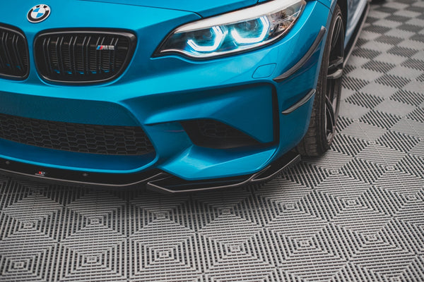 Maxton Design Front Ansatz V.3 für BMW M2 F87 Carbon Look - Beast Performance Fahrzeugtechnik OHG