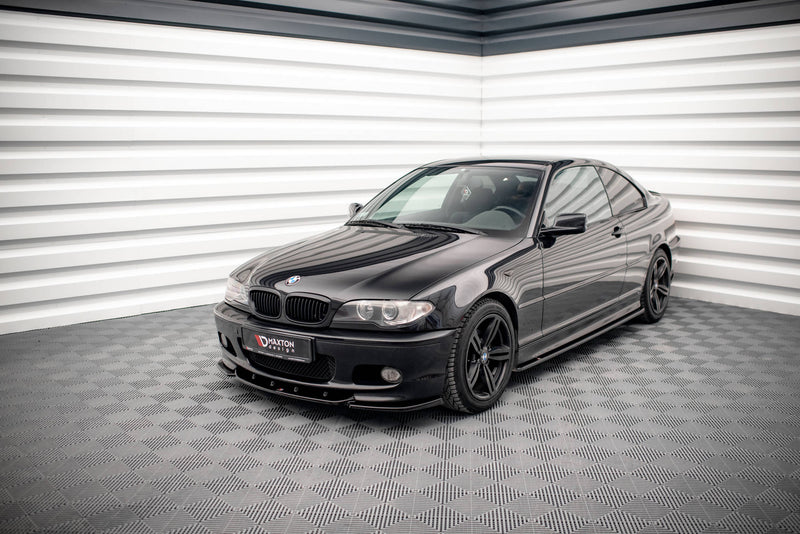 Maxton Design Seitenschweller Ansatz für V.2 für BMW 3er Coupe M-Paket E46 schwarz Hochglanz - Beast Performance Fahrzeugtechnik OHG