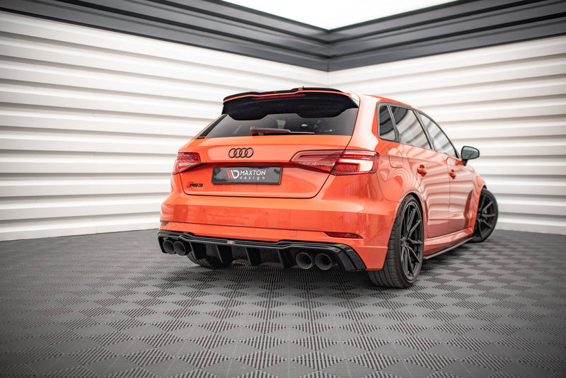Maxton Design Diffusor Heck Ansatz V.2 für Audi RS3 8V Facelift - Beast Performance Fahrzeugtechnik OHG