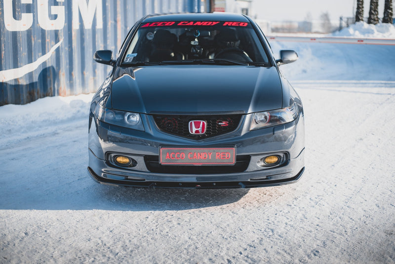 Maxton Design Front Ansatz V.2 für Honda Accord Mk7 Type-S schwarz Hochglanz - Beast Performance Fahrzeugtechnik OHG