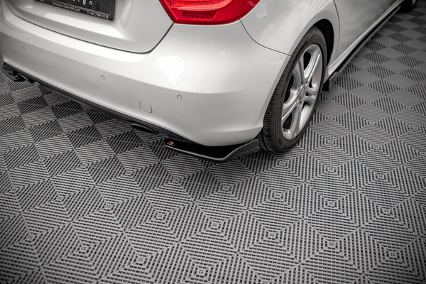 Maxton Design Heck Ansatz Flaps Diffusor V.1 für Mercedes-Benz A W176 Carbon Look - Beast Performance Fahrzeugtechnik OHG