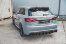 Maxton Design Diffusor Heck Ansatz für Audi RS3 8V Sportback schwarz matt - Beast Performance Fahrzeugtechnik OHG