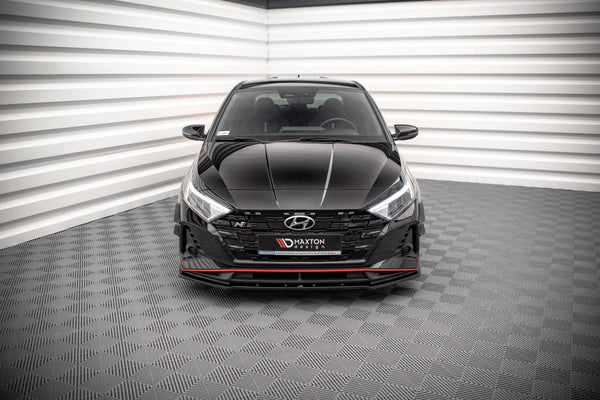 Maxton Design Front Ansatz V.1 für Hyundai I20 N Mk3 Carbon Look - Beast Performance Fahrzeugtechnik OHG
