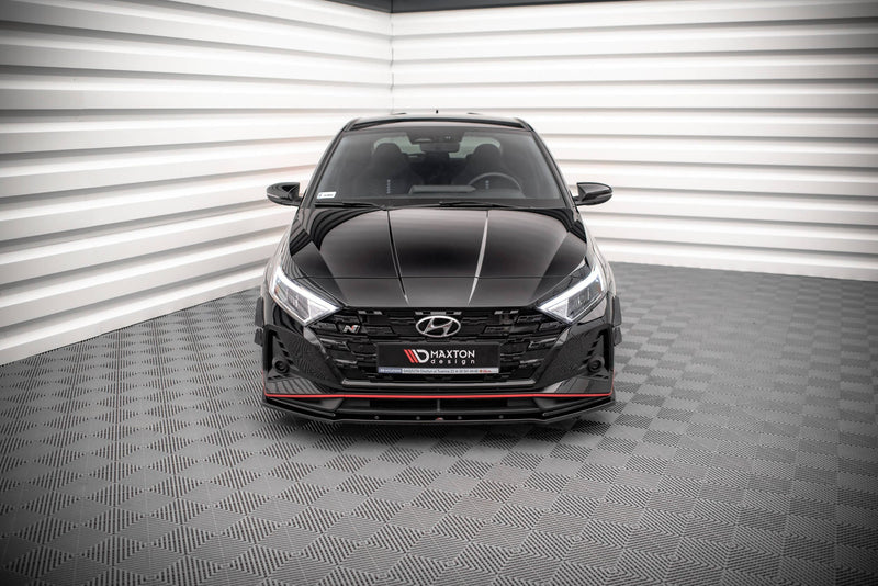 Maxton Design Front Ansatz V.1 für Hyundai I20 N Mk3 Carbon Look - Beast Performance Fahrzeugtechnik OHG