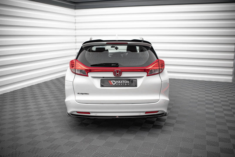 Maxton Design Mittlerer Diffusor Heck Ansatz für Honda Civic Tourer Mk9 Carbon Look - Beast Performance Fahrzeugtechnik OHG