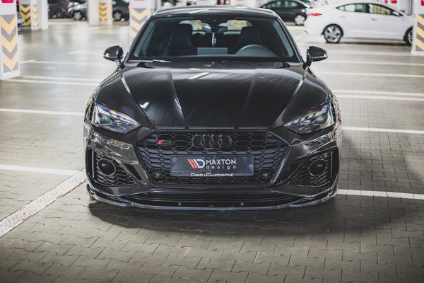 Maxton Design Front Ansatz V.3 für Audi RS5 F5 Facelift schwarz matt - Beast Performance Fahrzeugtechnik OHG