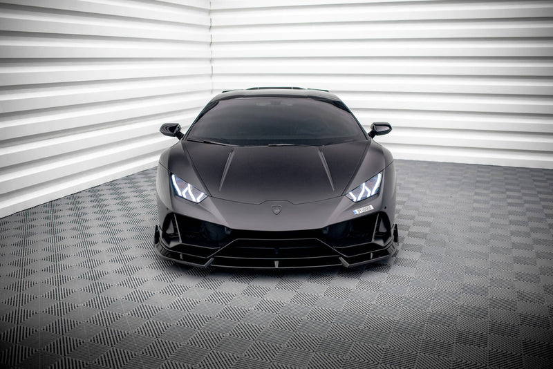 Maxton Design Front Ansatz für Lamborghini Huracan EVO schwarz matt - Beast Performance Fahrzeugtechnik OHG
