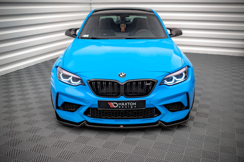 Maxton Design Front Ansatz V.2 für BMW M2 Competition F87 schwarz matt - Beast Performance Fahrzeugtechnik OHG