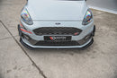 Maxton Design Front Stoßstangen Racing Flaps passend für Ford Fiesta Mk8 ST / ST-Line schwarz Hochglanz - Beast Performance Fahrzeugtechnik OHG