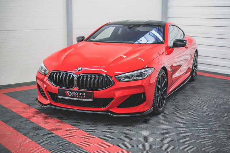 Maxton Design Front Ansatz V.2 für BMW 8 Coupe G15 / 8 Gran Coupe M Paket G16 Carbon Look - Beast Performance Fahrzeugtechnik OHG
