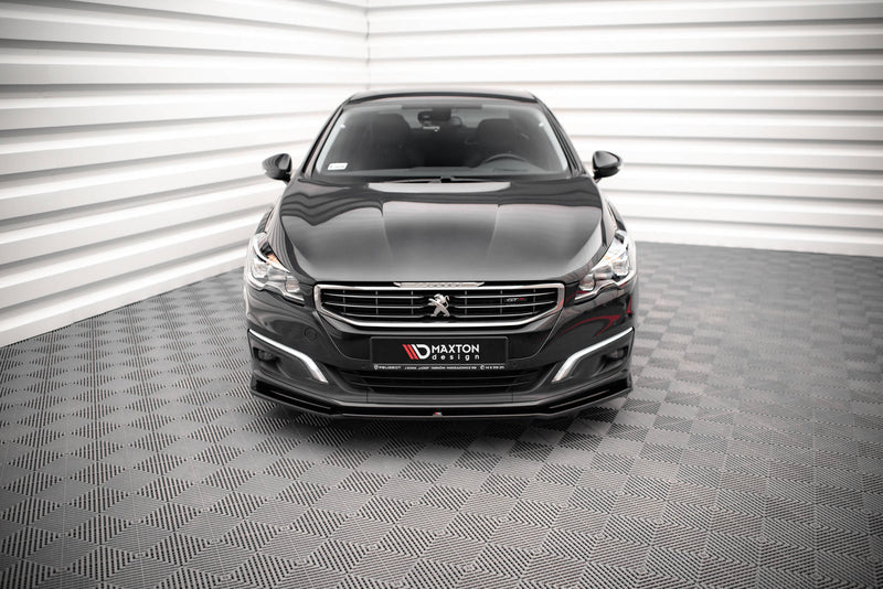 Maxton Design Front Ansatz V.2 für Peugeot 508 GT Mk1 Facelift schwarz Hochglanz - Beast Performance Fahrzeugtechnik OHG